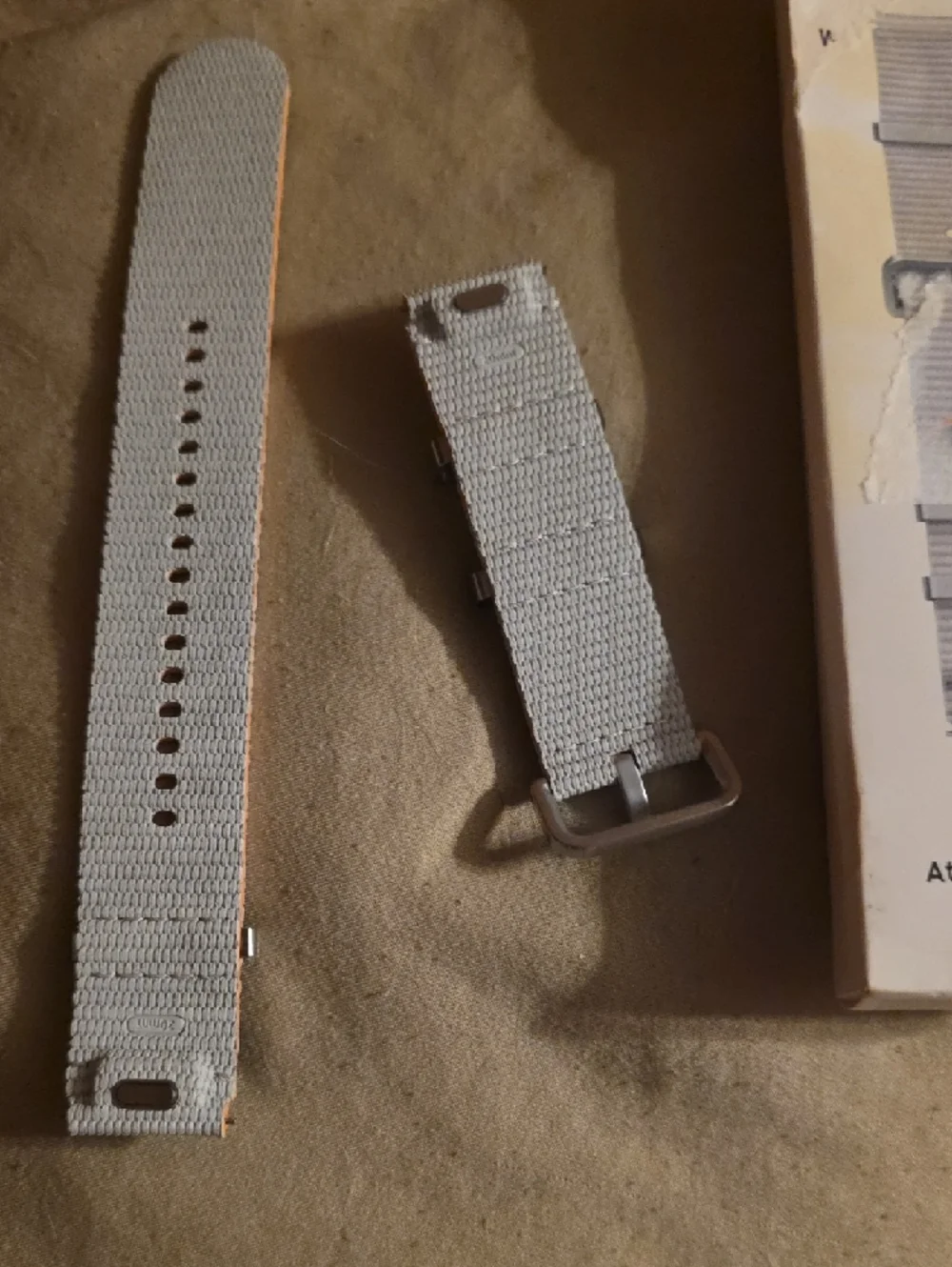 Samsung Light Gray Woven Athleisure Watch Band